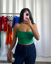Load image into Gallery viewer, GREEN RHINESTONE TOP
