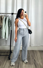 Load image into Gallery viewer, &quot;MONDAY&quot; HIGH WAISTED GREY PANTS
