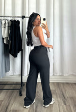 Load image into Gallery viewer, &quot;EXPRESSO&quot; HIGH WAISTED BLACK PANTS
