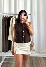 Load image into Gallery viewer, DARK BROWN VEST
