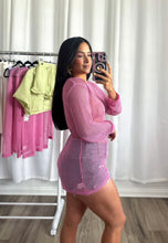 Load image into Gallery viewer, PINK COVER-UP DRESS

