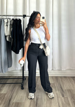 Load image into Gallery viewer, &quot;EXPRESSO&quot; HIGH WAISTED BLACK PANTS
