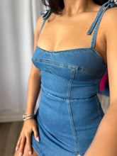 Load image into Gallery viewer, DENIM DRESS/ROMPER
