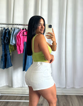 Load image into Gallery viewer, &quot;COCO&quot; WHITE DENIM SKORT
