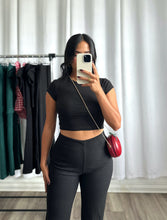 Load image into Gallery viewer, &quot;LEANDRA&quot; BLACK PANTS SET
