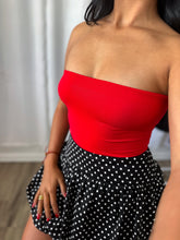 Load image into Gallery viewer, RED TUBE BODYSUIT

