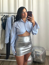 Load image into Gallery viewer, BABY BLUE LONG SLEEVE TOP
