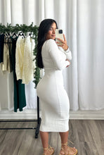 Load image into Gallery viewer, CHRISTMAS WHITE DRESS
