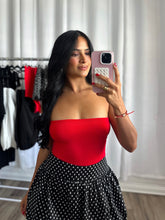 Load image into Gallery viewer, RED TUBE BODYSUIT
