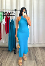 Load image into Gallery viewer, &quot;DEL MAR&quot; HALTER NECK MAXI DRESS (RESTOCK)
