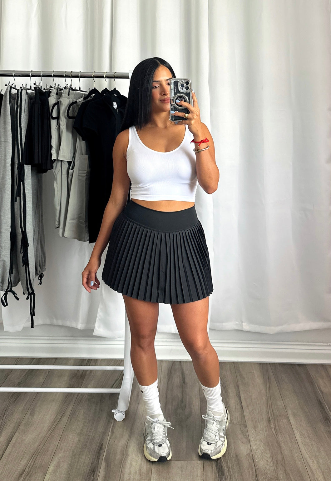 BLACK TENNIS SKIRT