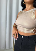 Load image into Gallery viewer, TAUPE/GOLD TOP
