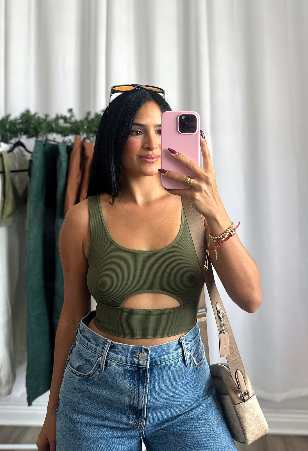 GREEN BASIC TOP