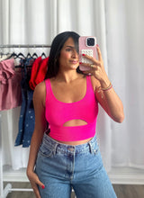 Load image into Gallery viewer, NEON PINK BASIC TOP
