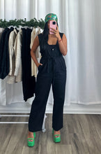 Load image into Gallery viewer, BLACK JUMPSUIT
