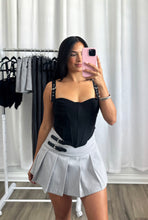 Load image into Gallery viewer, BLACK CORSET TOP
