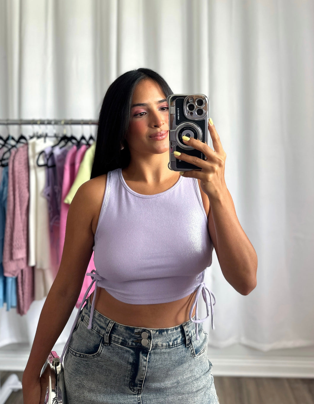 LILA/SILVER TOP