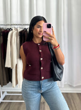 Load image into Gallery viewer, BURGUNDY VEST

