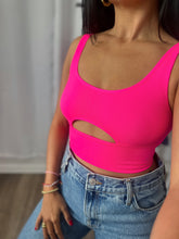 Load image into Gallery viewer, NEON PINK BASIC TOP
