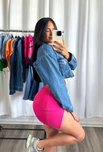 Load image into Gallery viewer, &quot;BERRY&quot; FUCHSIA MINI SKIRT
