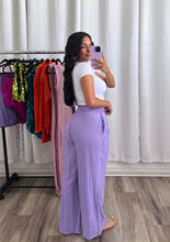 Load image into Gallery viewer, &quot;PURPLE&quot; LINEN PANTS
