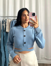Load image into Gallery viewer, BLUE SWEATER TOP
