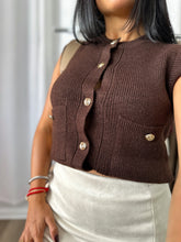 Load image into Gallery viewer, DARK BROWN VEST
