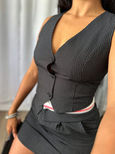 Load image into Gallery viewer, BLACK &amp; WHITE VEST SET
