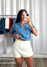 Load image into Gallery viewer, WHITE SKORT
