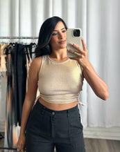 Load image into Gallery viewer, TAUPE/GOLD TOP

