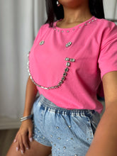 Load image into Gallery viewer, RHINESTONES PINK TOP (PRE-ORDEN | LLEGAN DEL 23-27 DE DICIEMBRE)
