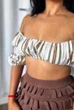 Load image into Gallery viewer, OLIVE OFF SHOULDER TOP

