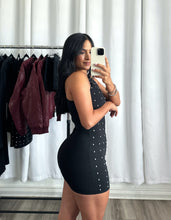 Load image into Gallery viewer, &quot;RHINESTONE&quot; BLACK DRESS
