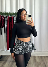 Load image into Gallery viewer, SEQUIN HIGH WAISTED SHORT
