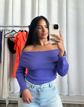 Load image into Gallery viewer, &quot;ASPEN&quot; OFF SHOULDER SWEATER TOP
