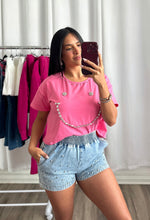 Load image into Gallery viewer, RHINESTONES DENIM SHORTS (PRE-ORDEN | LLEGAN DEL 23-27 DE DICIEMBRE)
