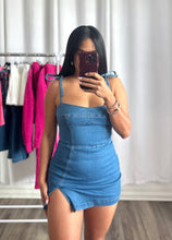 Load image into Gallery viewer, DENIM DRESS/ROMPER
