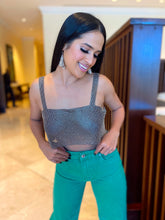 Load image into Gallery viewer, &quot;CRYSTAL&quot; MESH TOP
