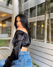 Load image into Gallery viewer, &quot;DATE NIGHT&quot; SATIN TOP
