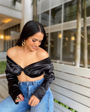 Load image into Gallery viewer, &quot;DATE NIGHT&quot; SATIN TOP
