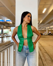 Load image into Gallery viewer, &quot;KARLA&quot; LEATHER TOP

