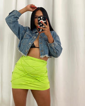 Load image into Gallery viewer, &quot;GABRIELA&quot; NEON SKIRT

