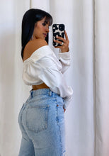 Load image into Gallery viewer, &quot;LET IT SNOW&quot; SATIN TOP
