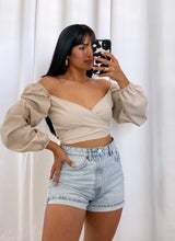 Load image into Gallery viewer, &quot;LIVING ON NUDE&quot; LONG SLEEVE TOP
