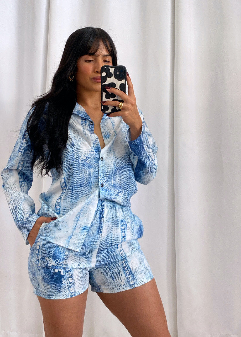 DENIM PRINT SET (SMALL)