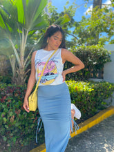 Load image into Gallery viewer, &quot;BABY BLUE&quot; MAXI SKIRT
