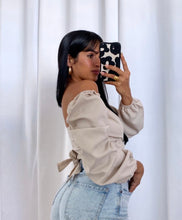 Load image into Gallery viewer, &quot;LIVING ON NUDE&quot; LONG SLEEVE TOP
